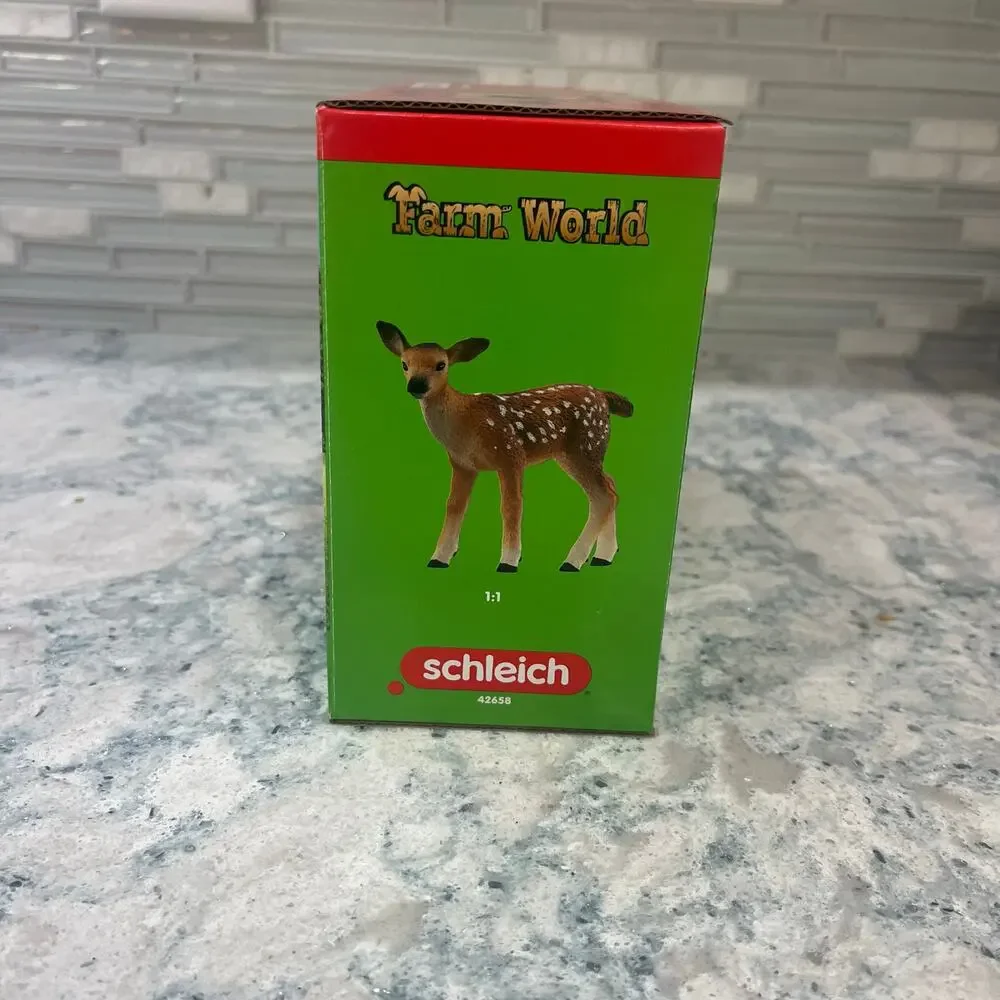 Schleich Farm World Feeding the Forest Animals Playset NIB